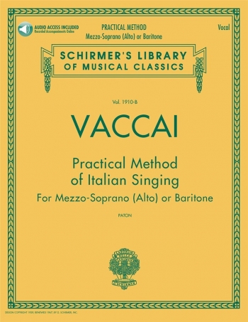 Vaccai Vaccai Practical Method Of Italian Singing High